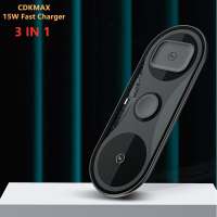 15w Qi Fast Charger Cargador Inalambrico 3 In 1 Wireless Charging Pad Wireless Charger