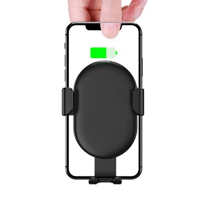 2020 hot selling factory  magnet QI wireless car charger portable car charger with holder