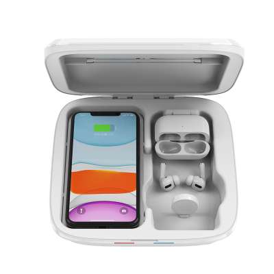 Multifunction 4 in 1  machine sanitizer person mobile sanitizer phone case uv sterilising box