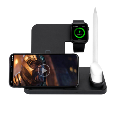 Wireless charger support for phones Watch headphones 3 in 1 wireless charger station