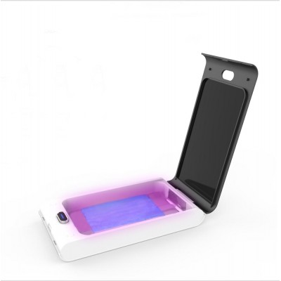 CE Portable Wireless Charger Uvc Uv Light Disinfection Box Cell Mobile Phone UV Sanitizer Sterilizer